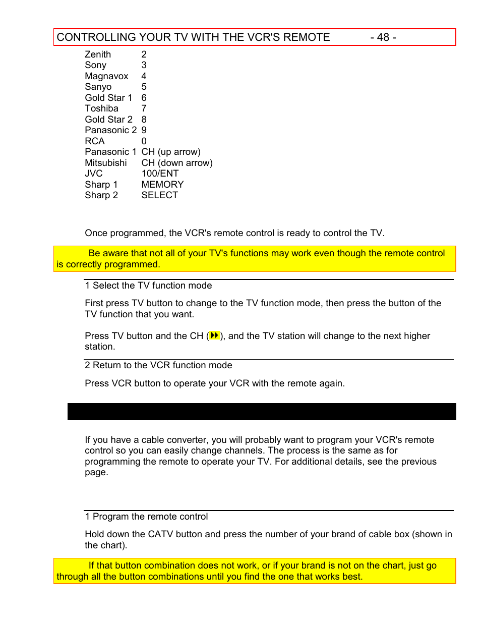 Hitachi VT-FX601A User Manual | Page 48 / 51