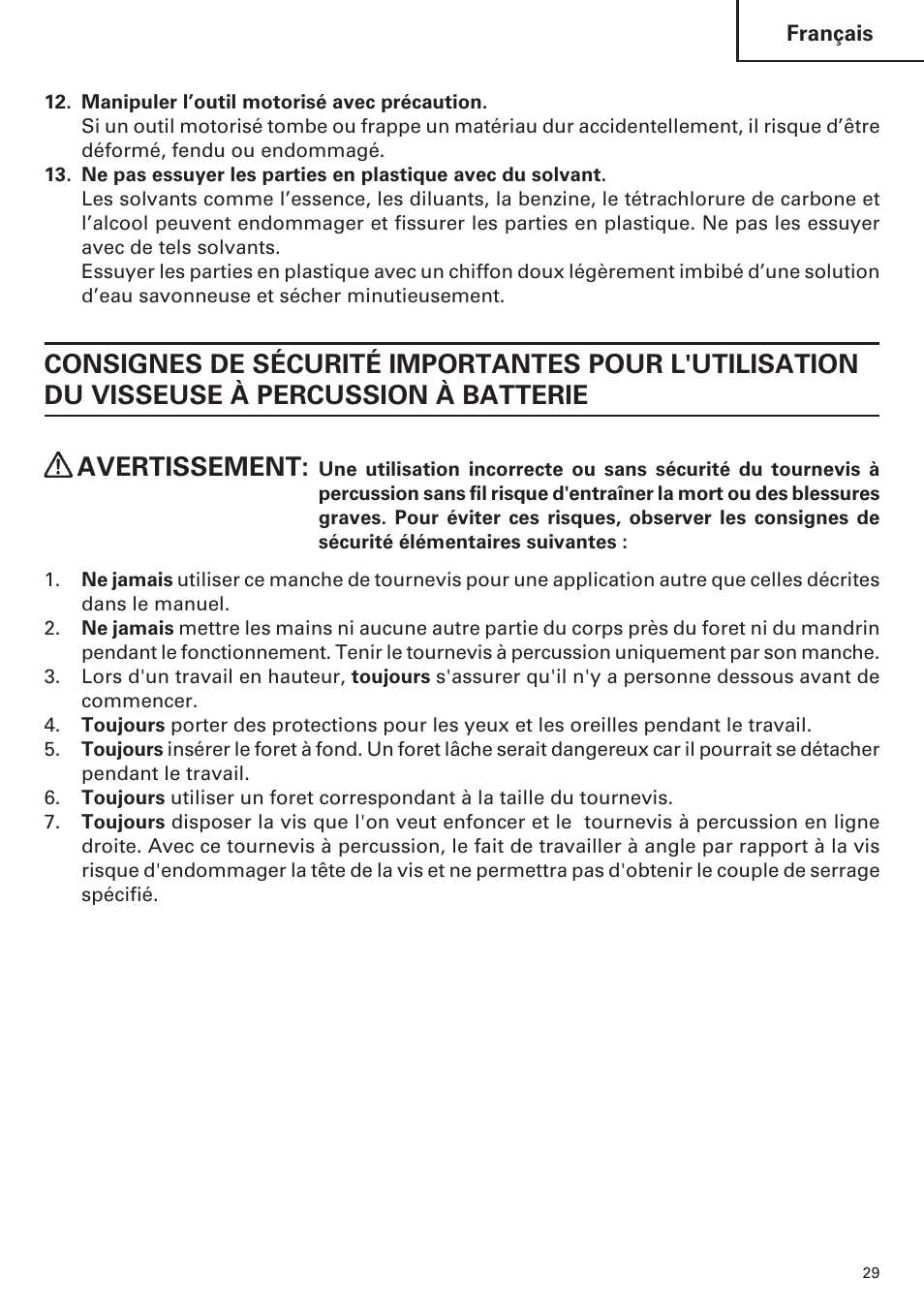 Hitachi WH14DM OM User Manual | Page 29 / 76