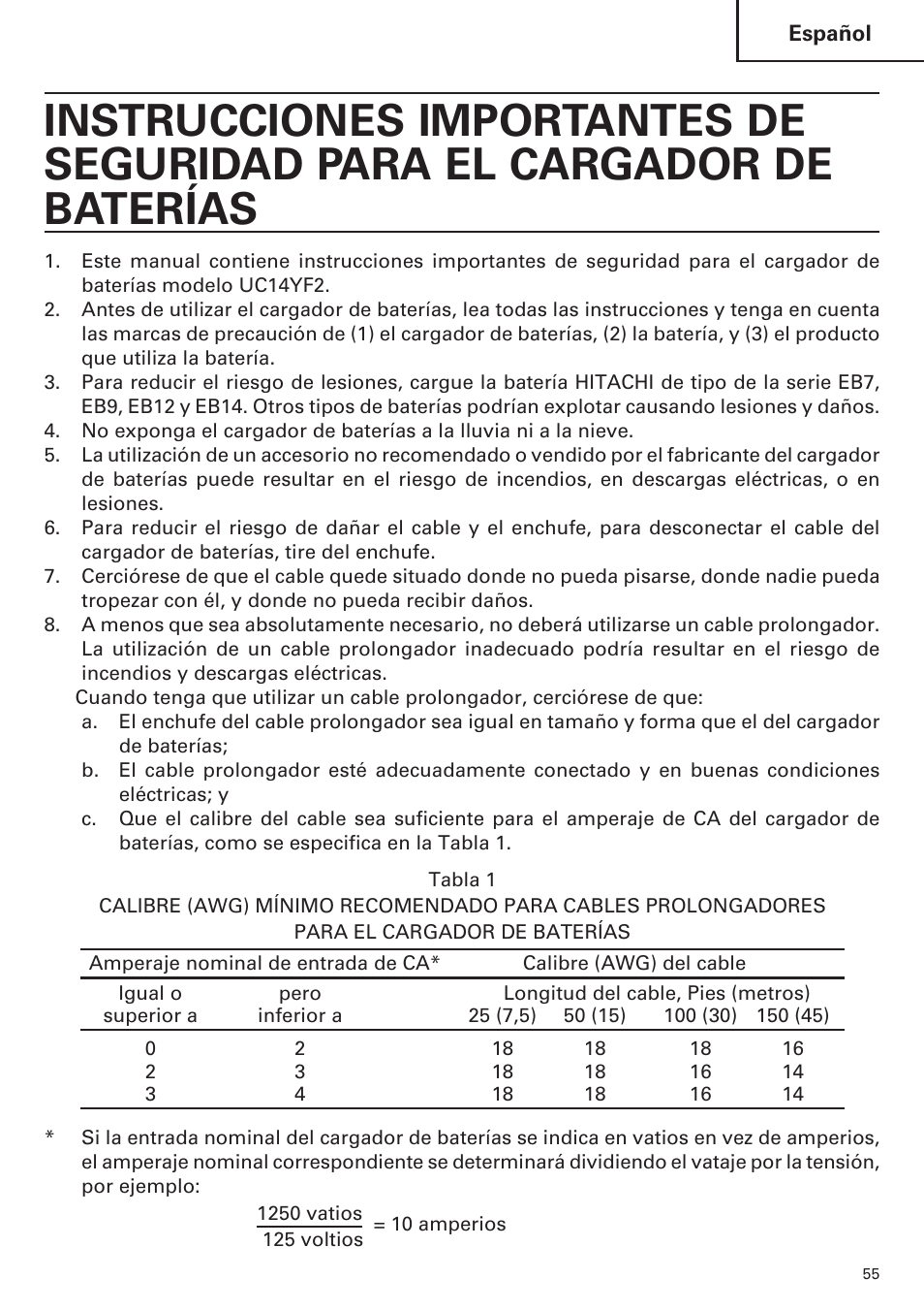 Hitachi WH14DM OM User Manual | Page 55 / 76