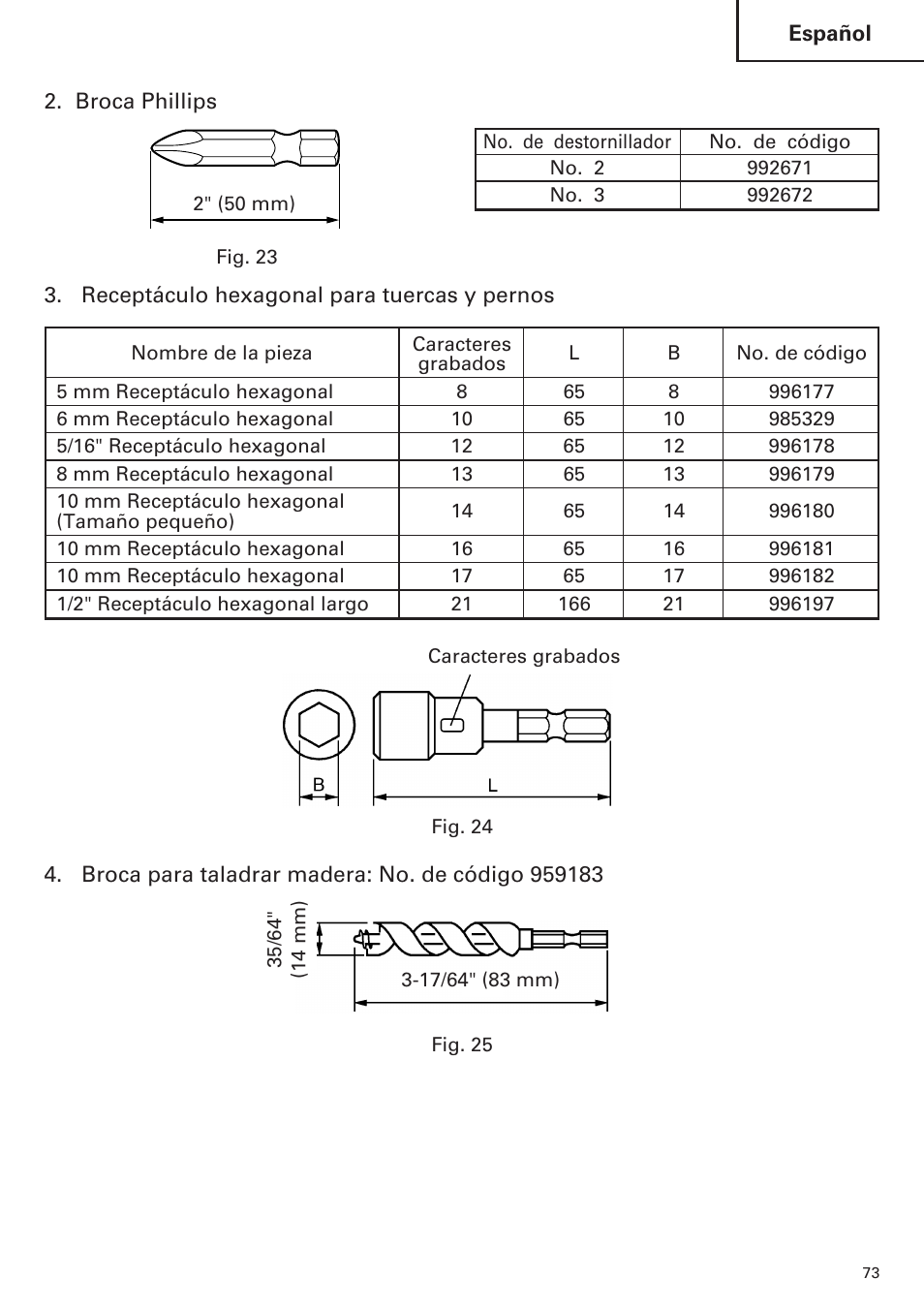 Hitachi WH14DM OM User Manual | Page 73 / 76