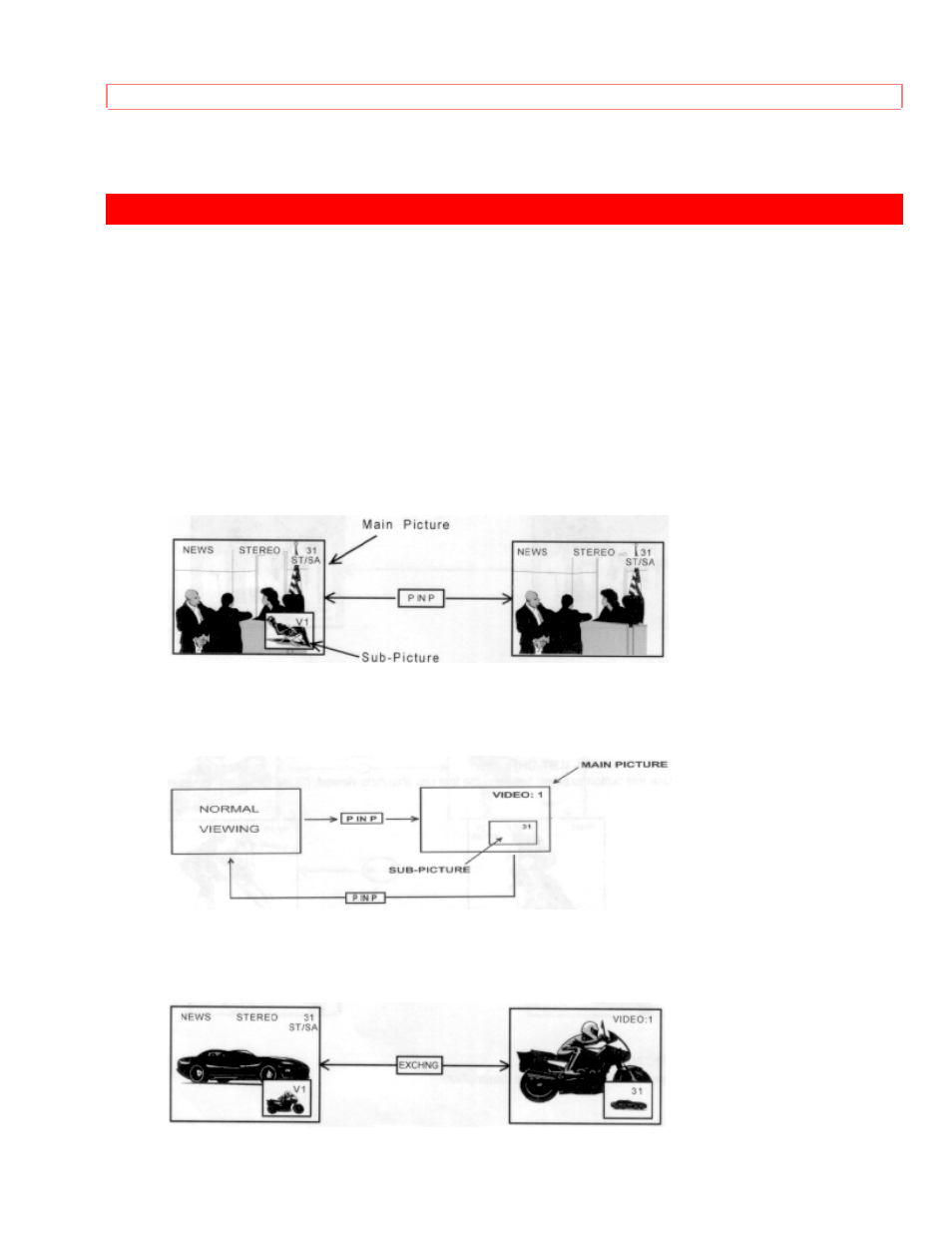 Picture-in-picture (p-in-p) | Hitachi 35UX60B User Manual | Page 47 / 94