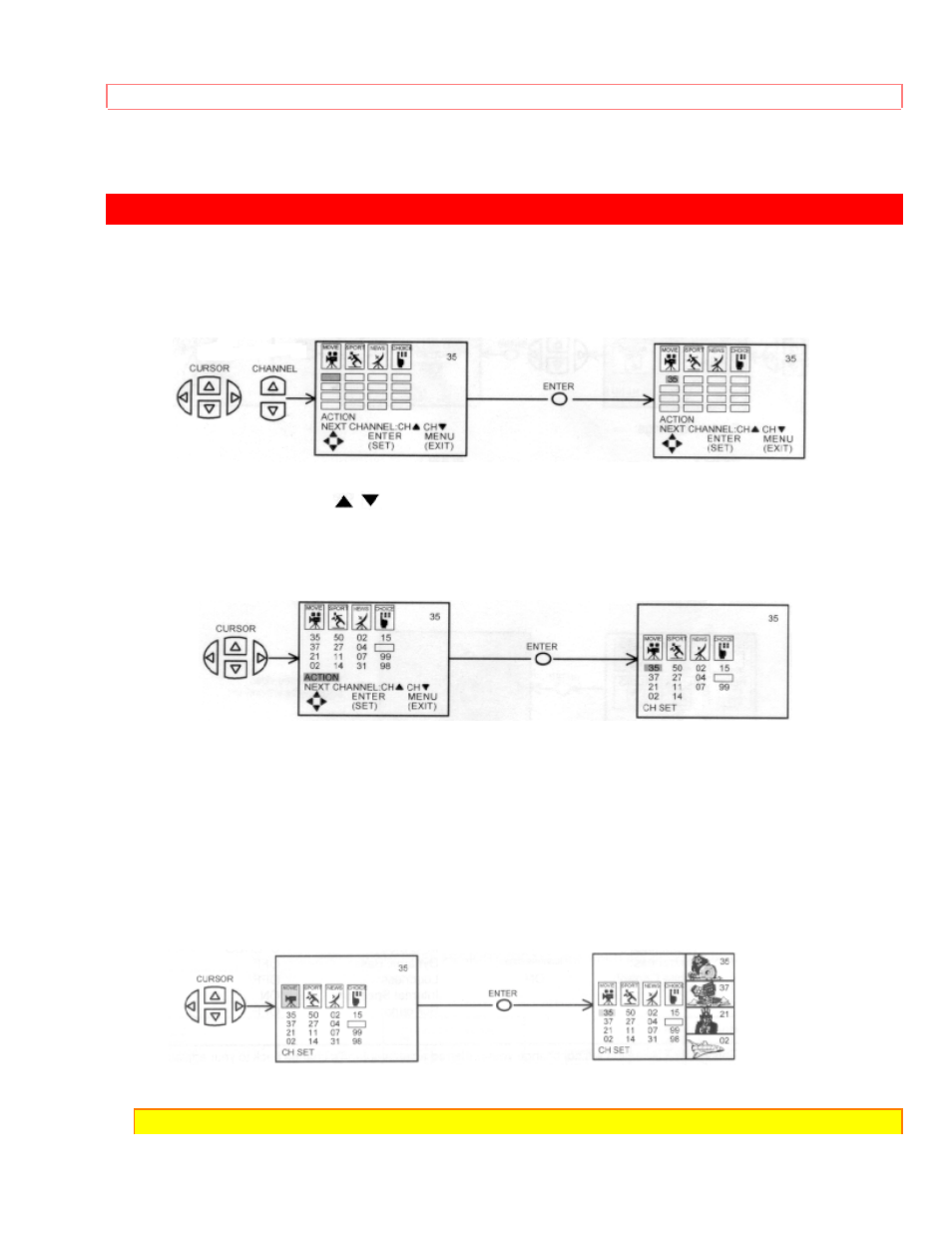 Favorite channels | Hitachi 35UX60B User Manual | Page 65 / 94