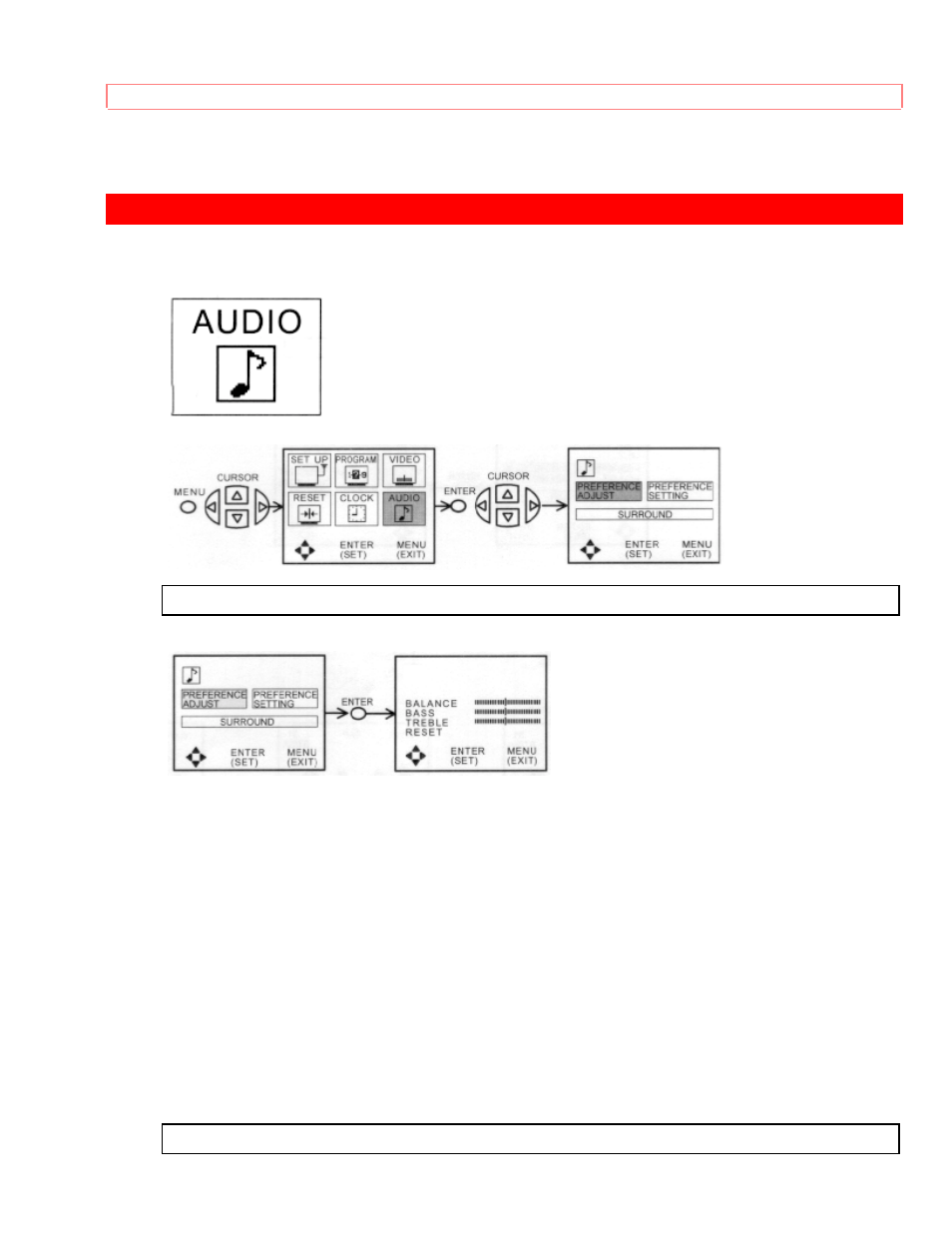 Audio, Preference adjustment preference setting | Hitachi 35UX60B User Manual | Page 78 / 94