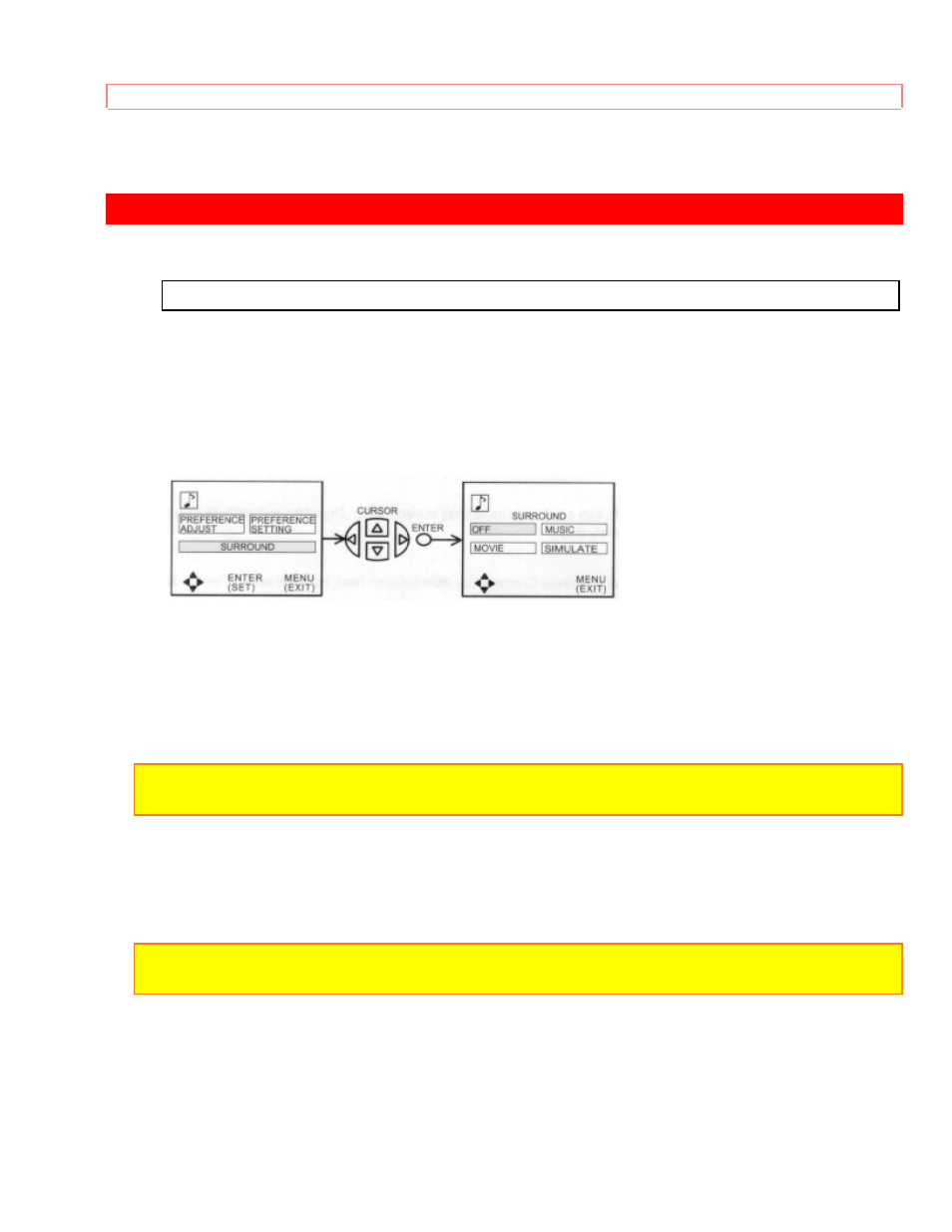 Audio for 35tx10b, Surround | Hitachi 35UX60B User Manual | Page 82 / 94
