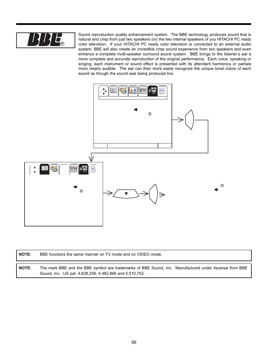 Cursor | Hitachi 36SDX01SR User Manual | Page 56 / 80