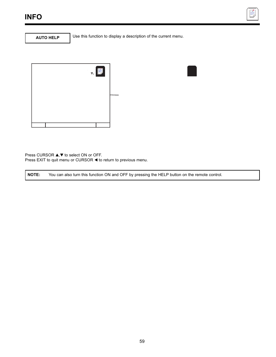 Info | Hitachi 36SDX01SR User Manual | Page 59 / 80