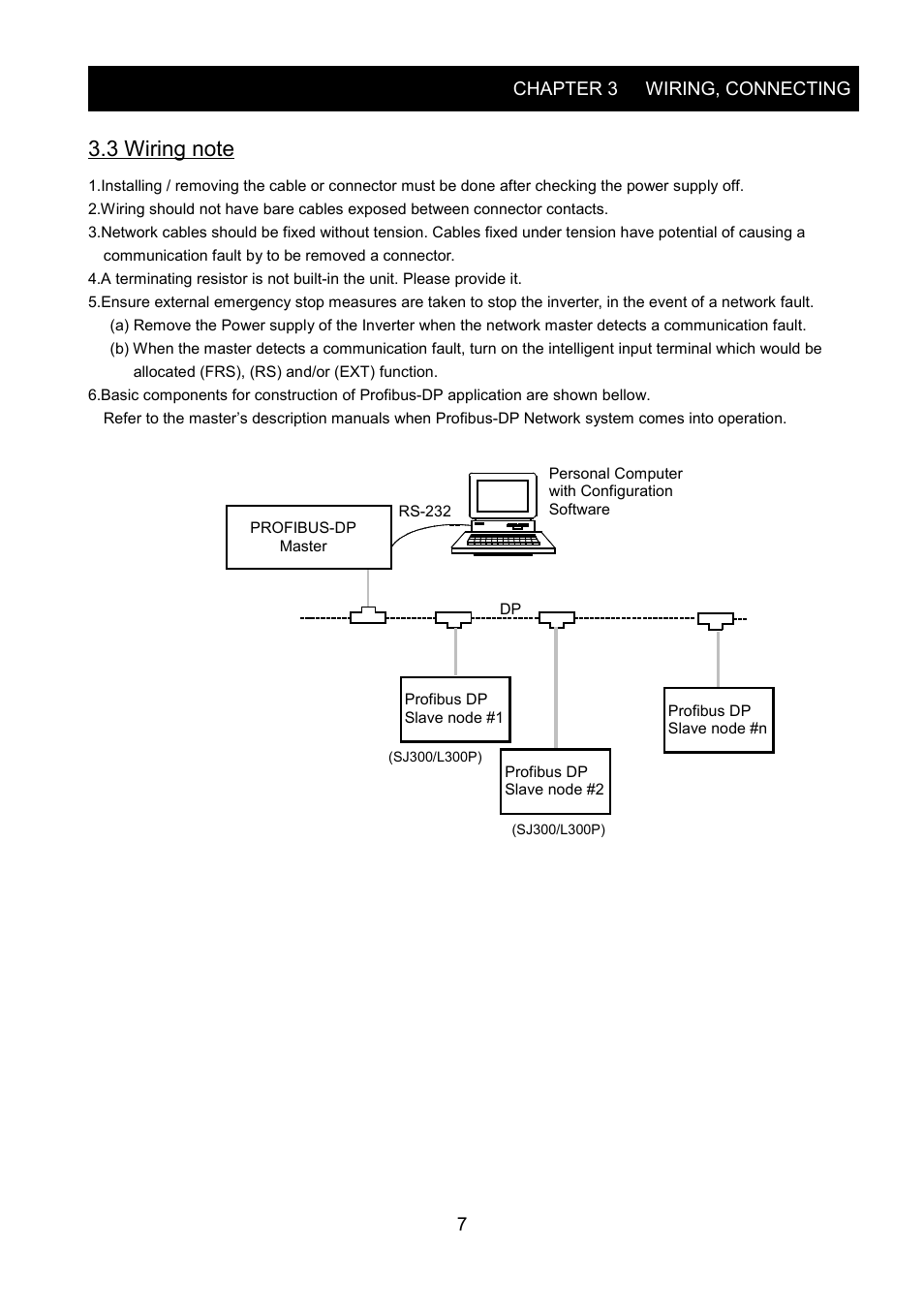 3 wiring note | Hitachi SJ-PB(T) User Manual | Page 11 / 35