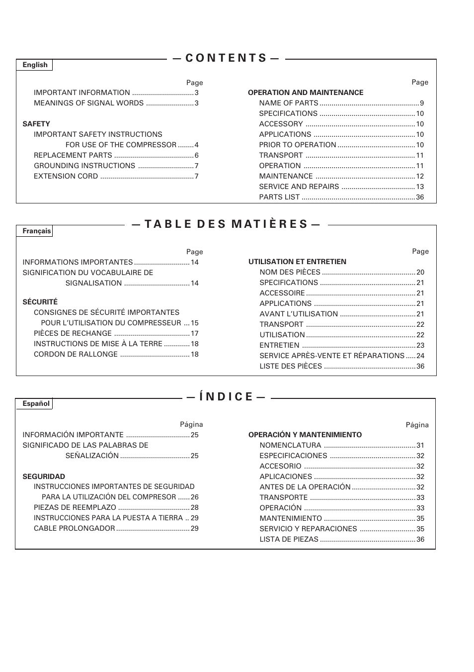Hitachi EC119 OM User Manual | Page 2 / 40