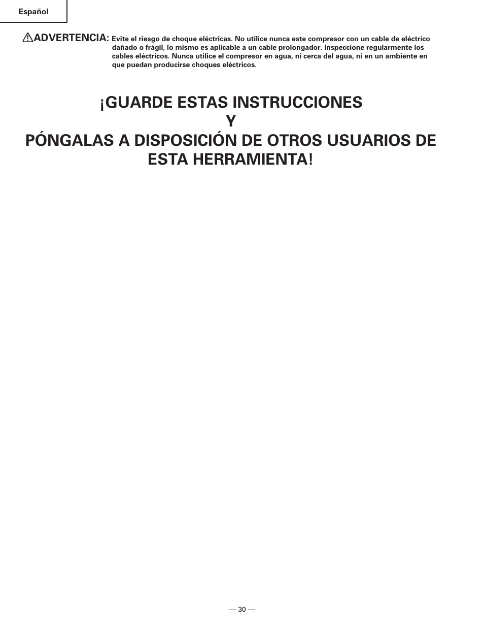 Hitachi EC119 OM User Manual | Page 30 / 40