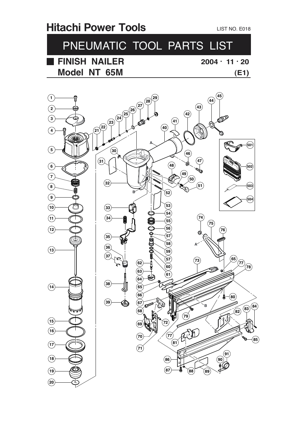 Hitachi NT 65M User Manual | 4 pages