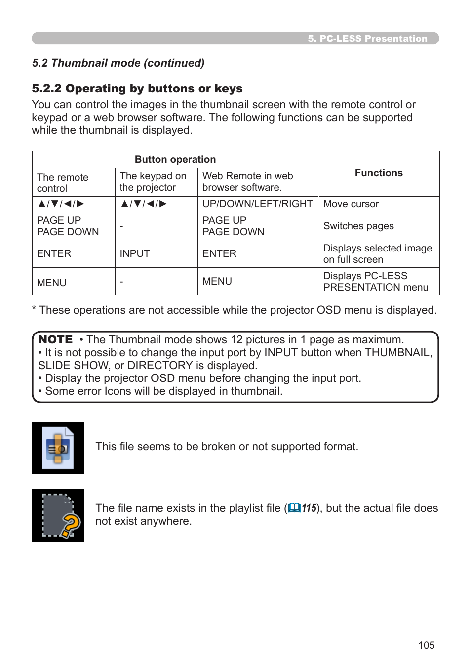 Hitachi CP-X308 User Manual | Page 105 / 119