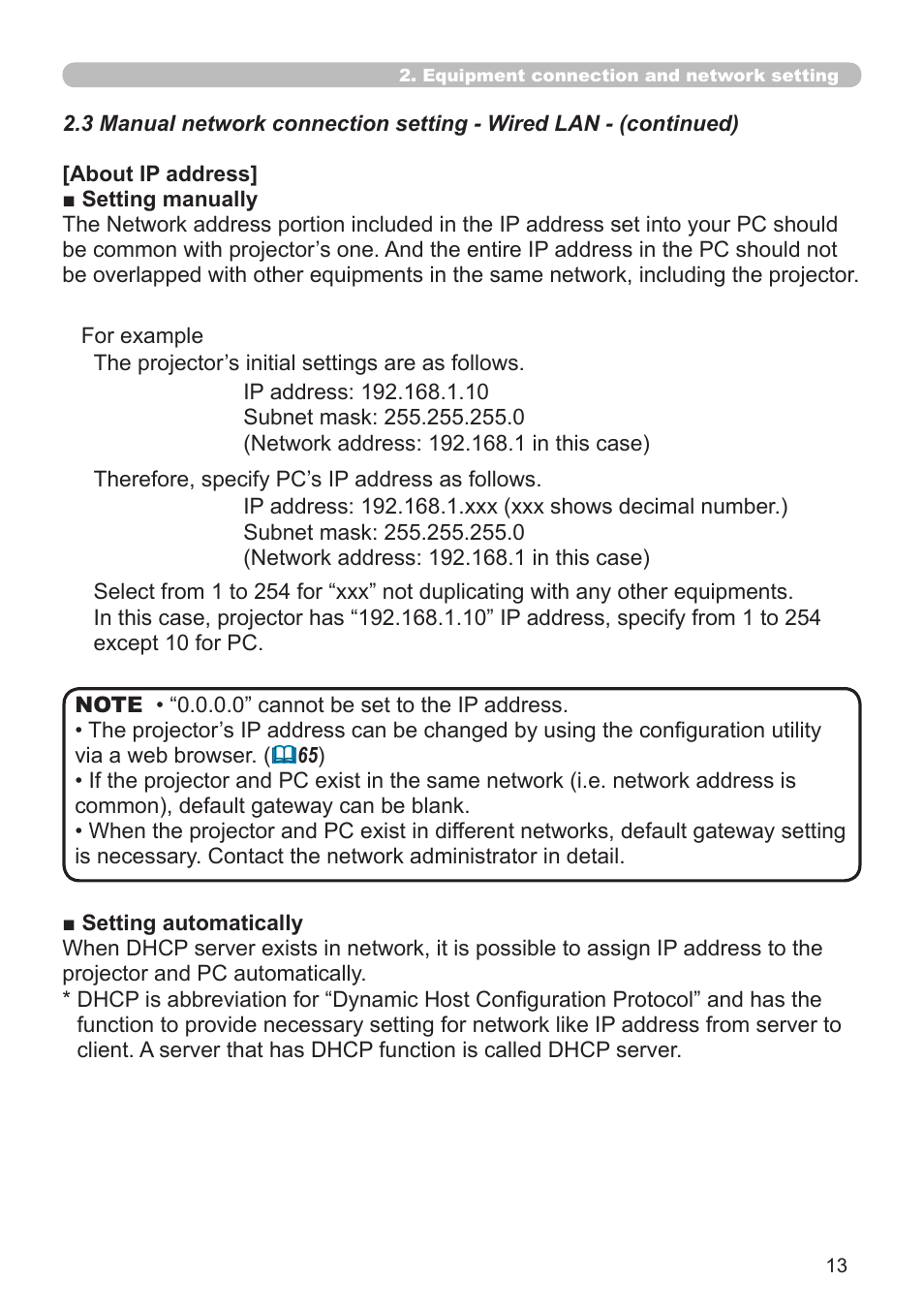 Hitachi CP-X308 User Manual | Page 13 / 119