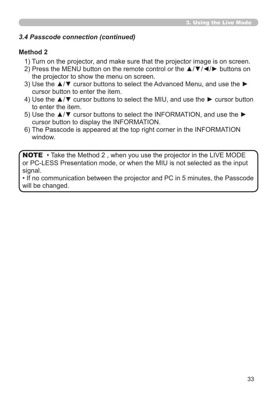 Hitachi CP-X308 User Manual | Page 33 / 119