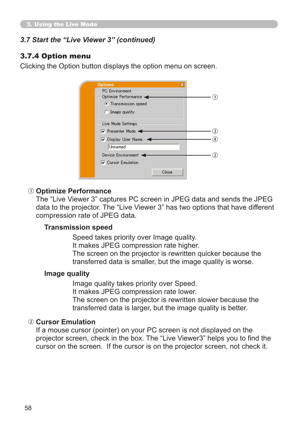 Hitachi CP-X308 User Manual | Page 58 / 119