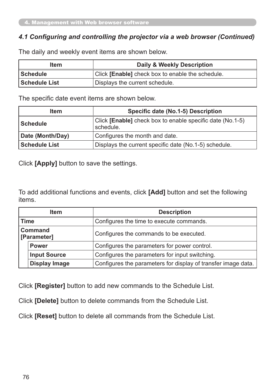 Hitachi CP-X308 User Manual | Page 76 / 119