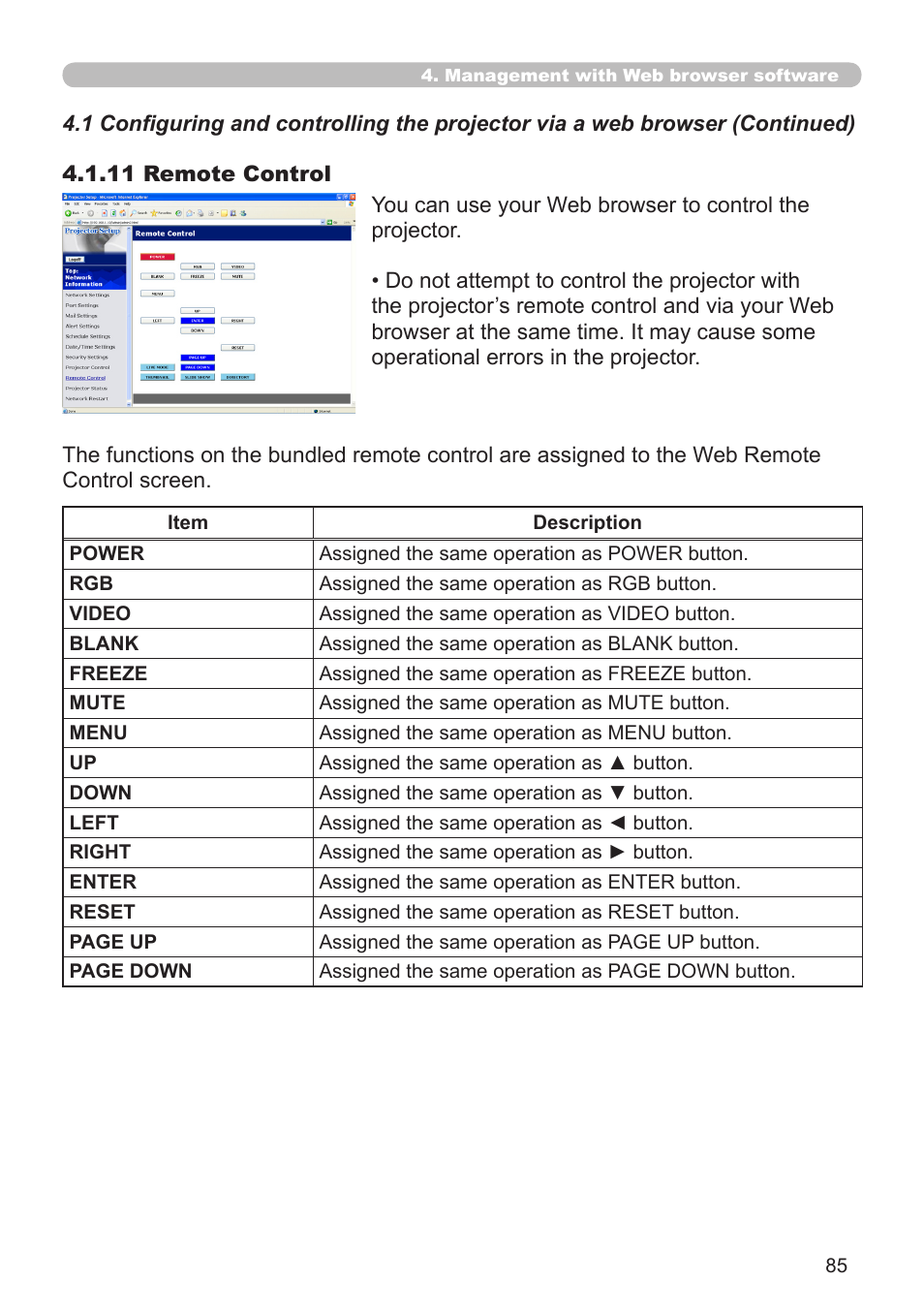 Hitachi CP-X308 User Manual | Page 85 / 119