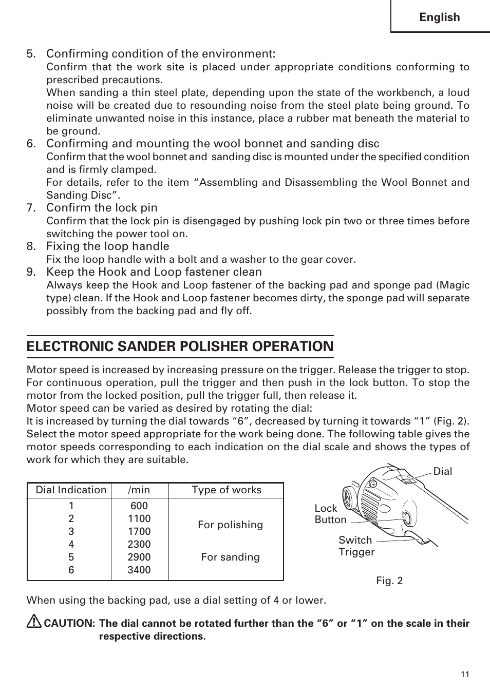 Hitachi SP18VA User Manual | Page 11 / 48