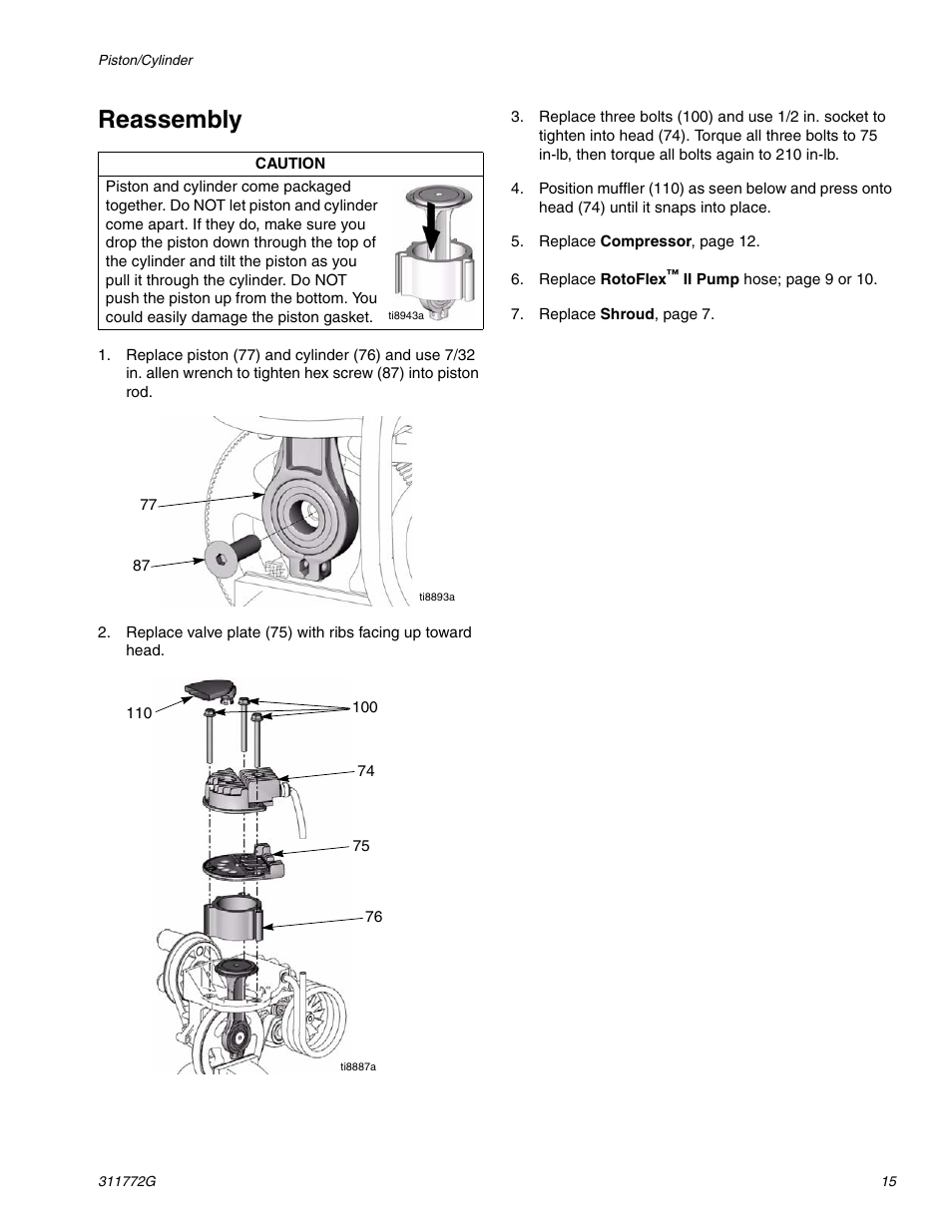 Reassembly | Hitachi RTX 900 User Manual | Page 15 / 34