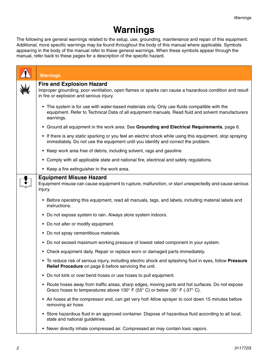 Warnings | Hitachi RTX 900 User Manual | Page 2 / 34