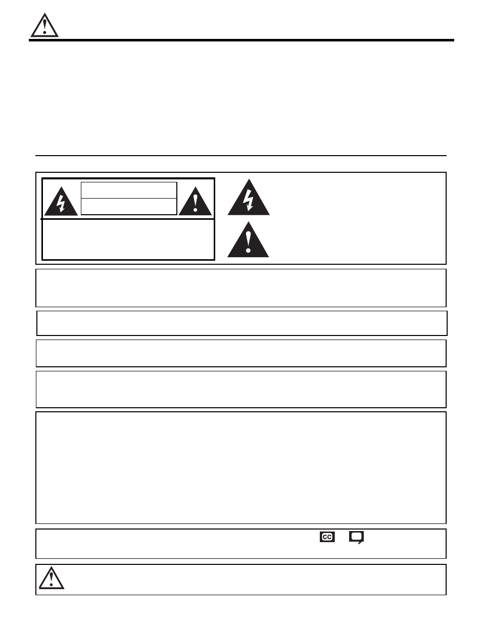 Important, Caution | Hitachi 50HDT55 User Manual | Page 2 / 88