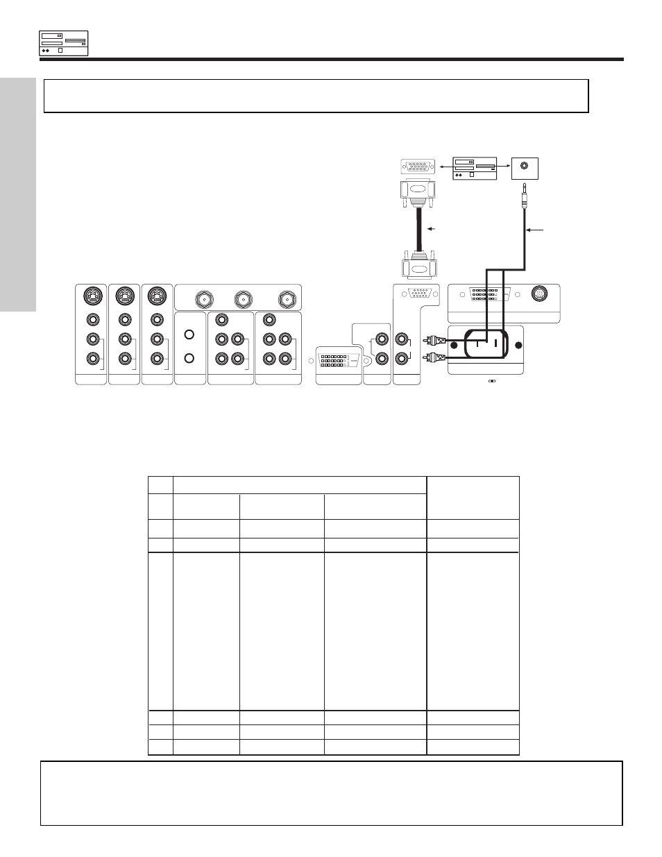 Rgb on screen display, Using the rgb input | Hitachi 50HDT55 User Manual | Page 66 / 88