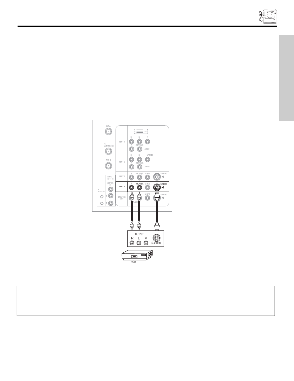Connecting external video devices, First time use | Hitachi 50VX500 User Manual | Page 17 / 84
