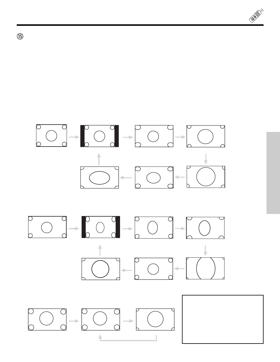 How to use the remote to control your lcd rear ptv, The remote control | Hitachi 50VX500 User Manual | Page 31 / 84