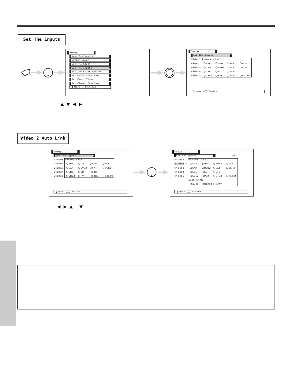 Setup, On-screen displa y | Hitachi 50VX500 User Manual | Page 66 / 84