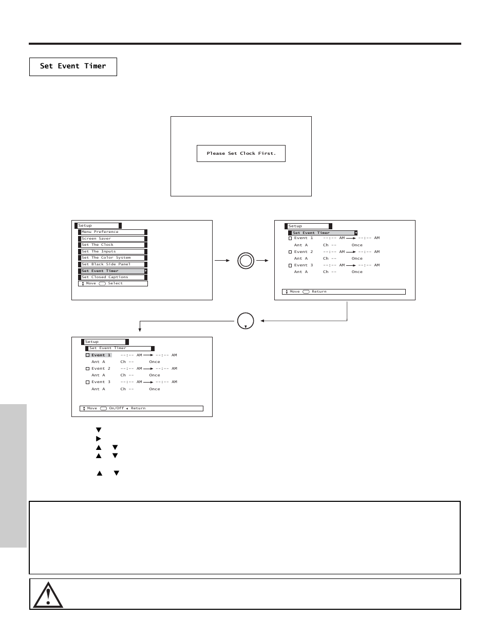 Setup, On-screen displa y | Hitachi 50VX500 User Manual | Page 68 / 84