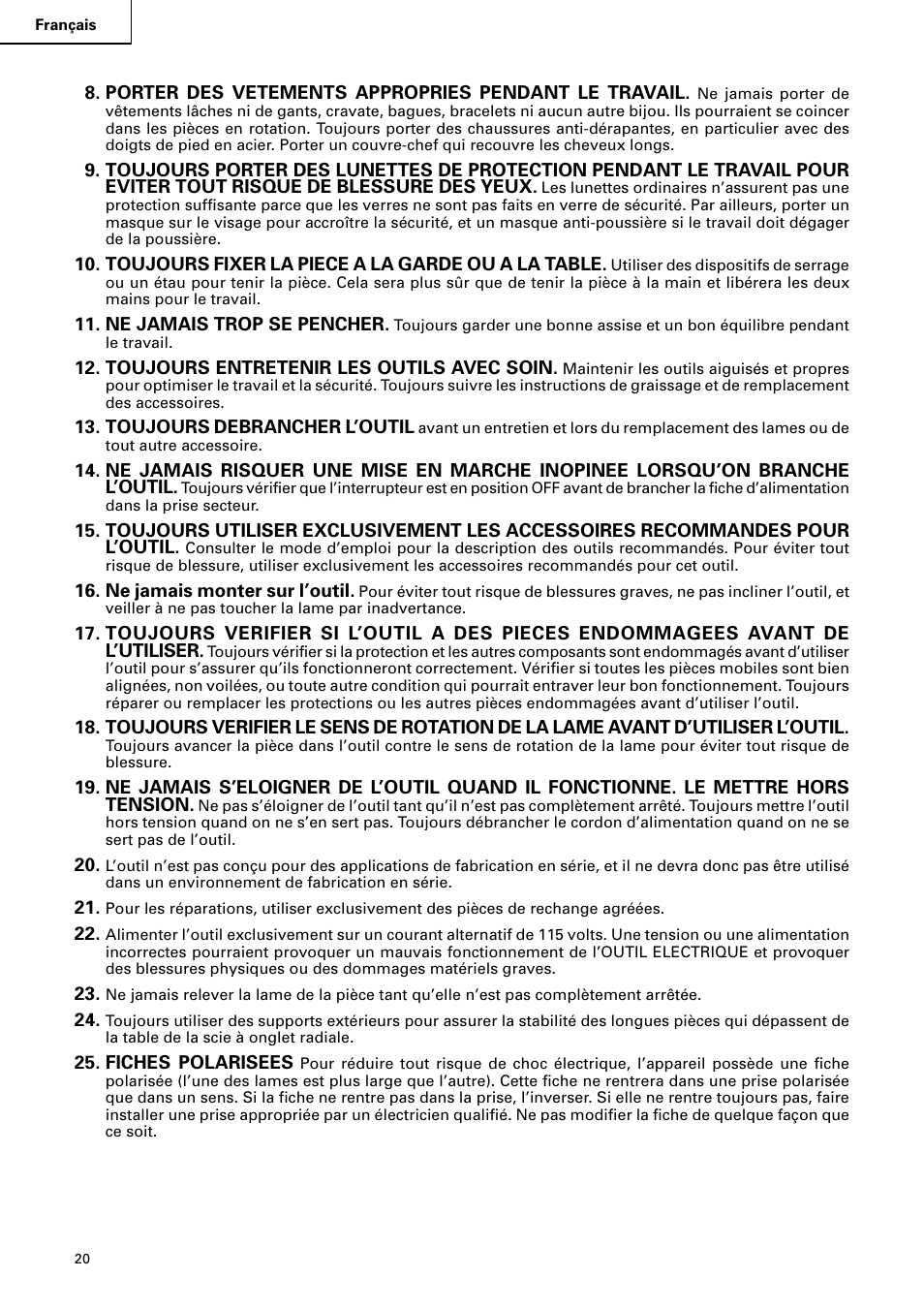 Hitachi C 15FB User Manual | Page 20 / 54