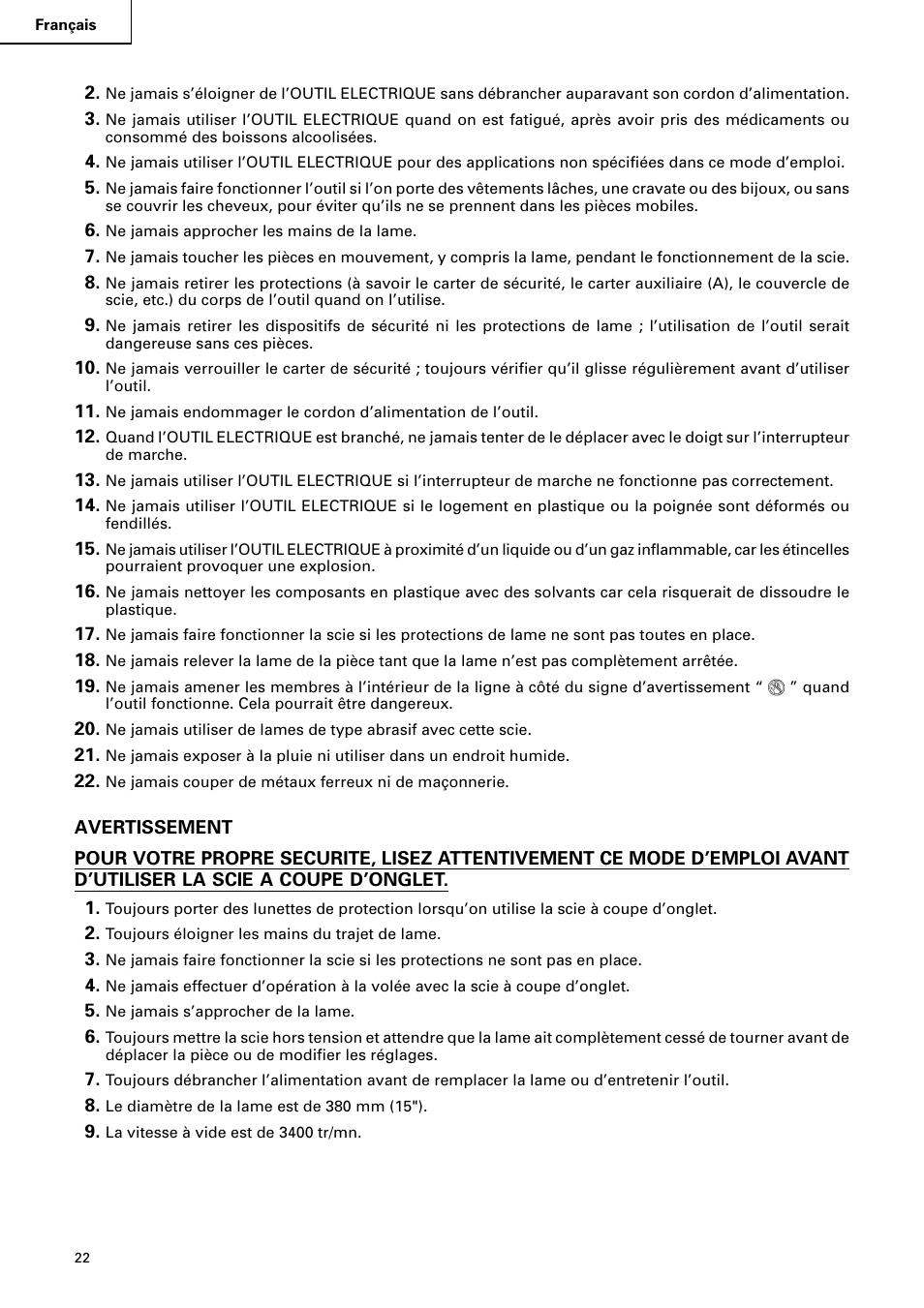 Hitachi C 15FB User Manual | Page 22 / 54