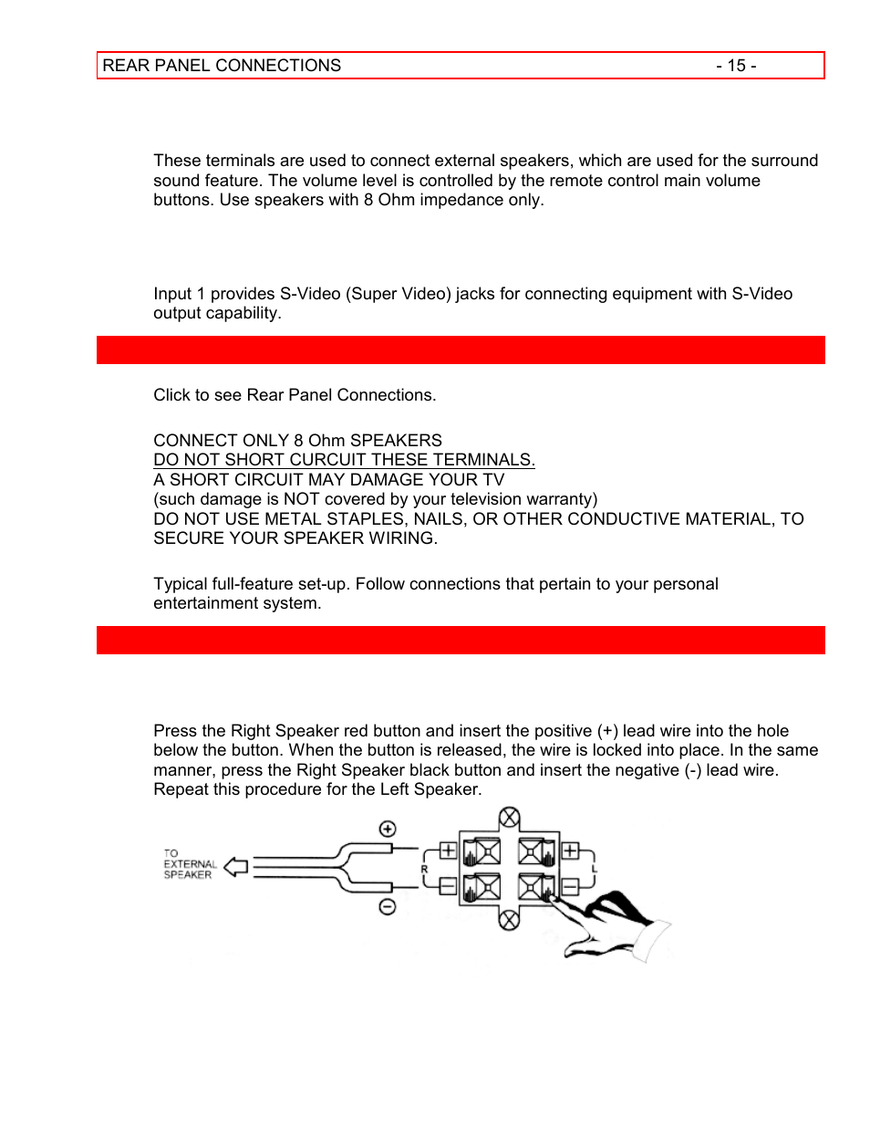 Hitachi 55EX15K User Manual | Page 15 / 44