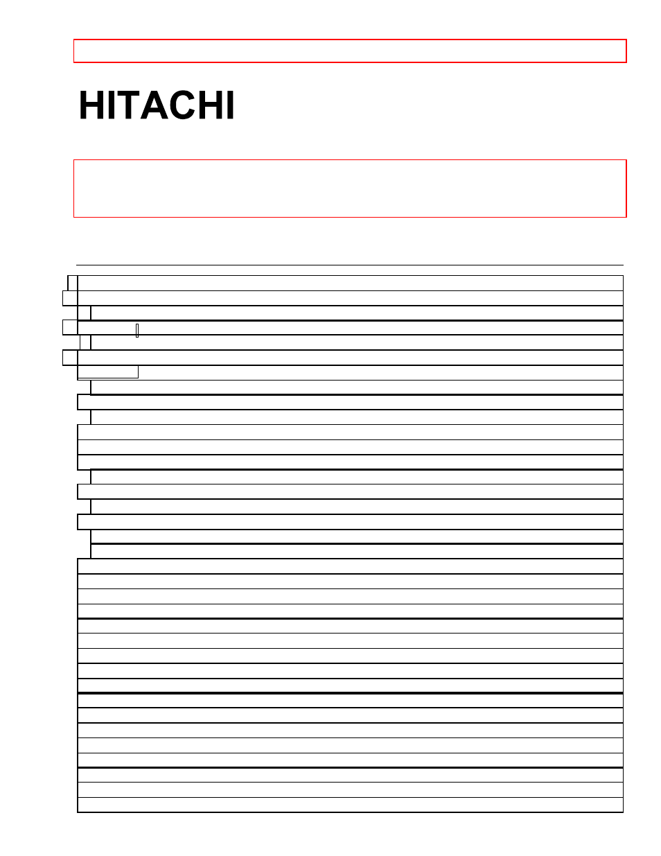 Hitachi 50UX58K User Manual | 49 pages