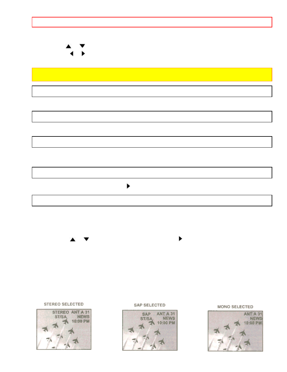 Bass, Treble, Balance | Reset, Advanced settings, Audio - 38 | Hitachi 50UX58K User Manual | Page 38 / 49