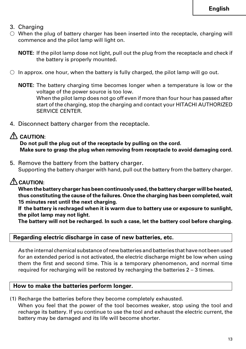 Hitachi FDS 9DVA User Manual | Page 13 / 60