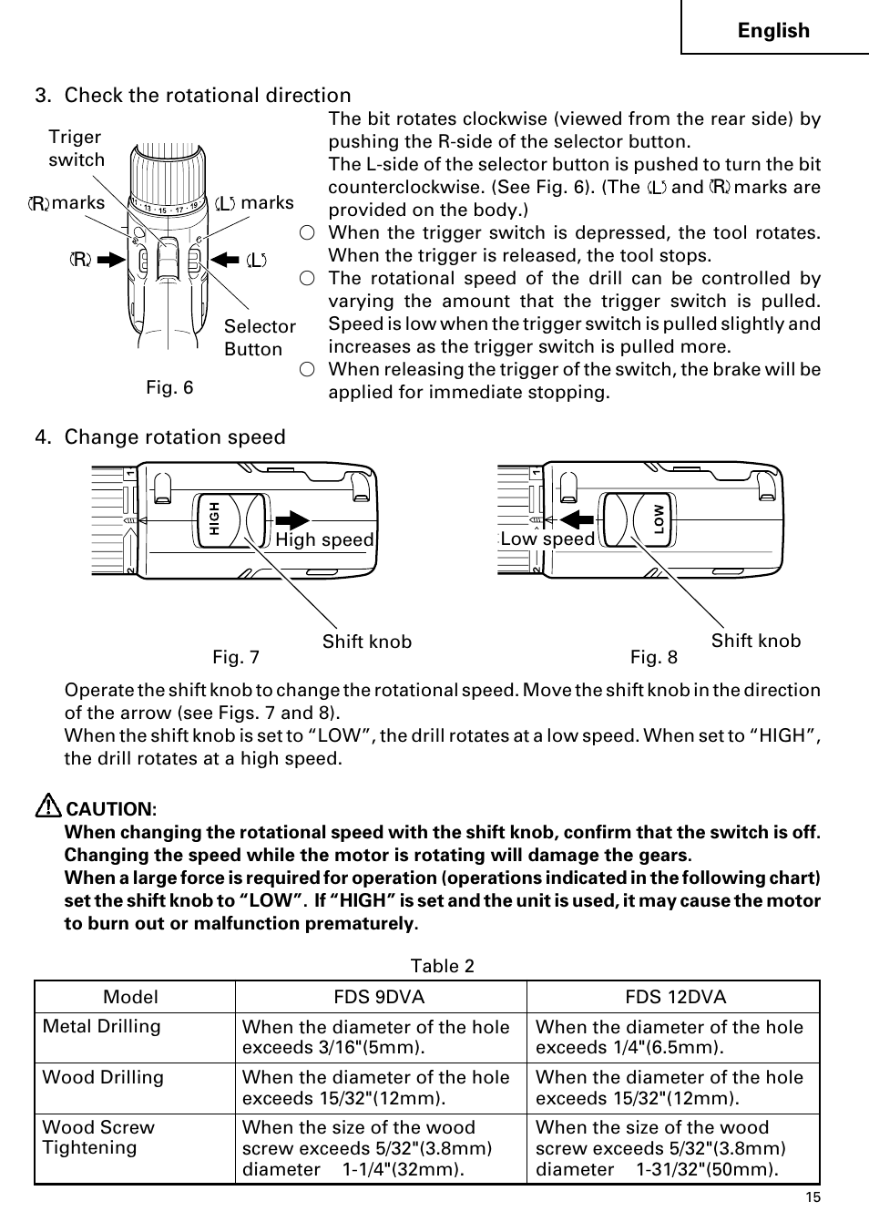 Hitachi FDS 9DVA User Manual | Page 15 / 60