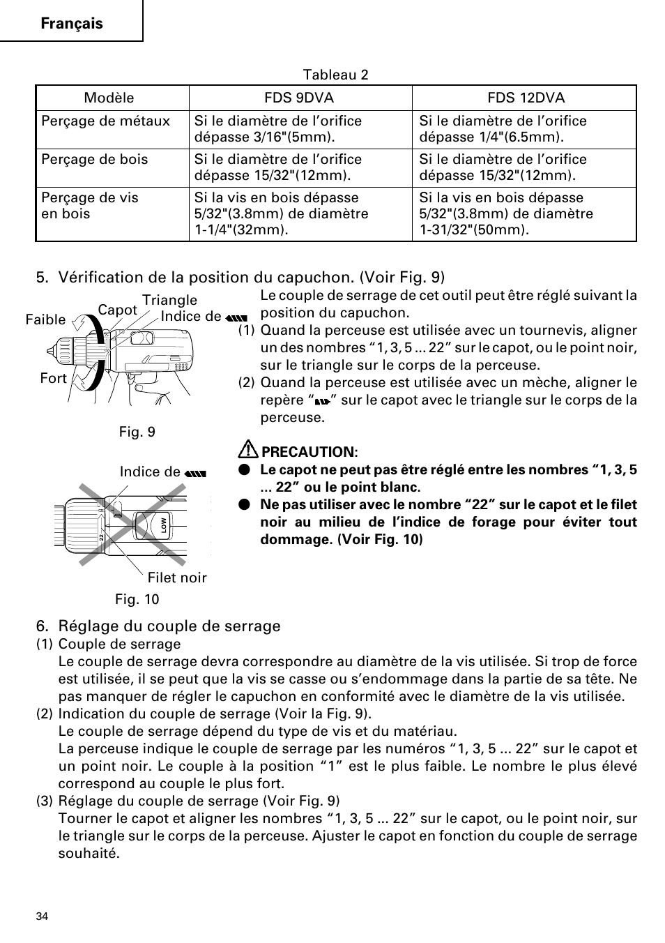 Hitachi FDS 9DVA User Manual | Page 34 / 60