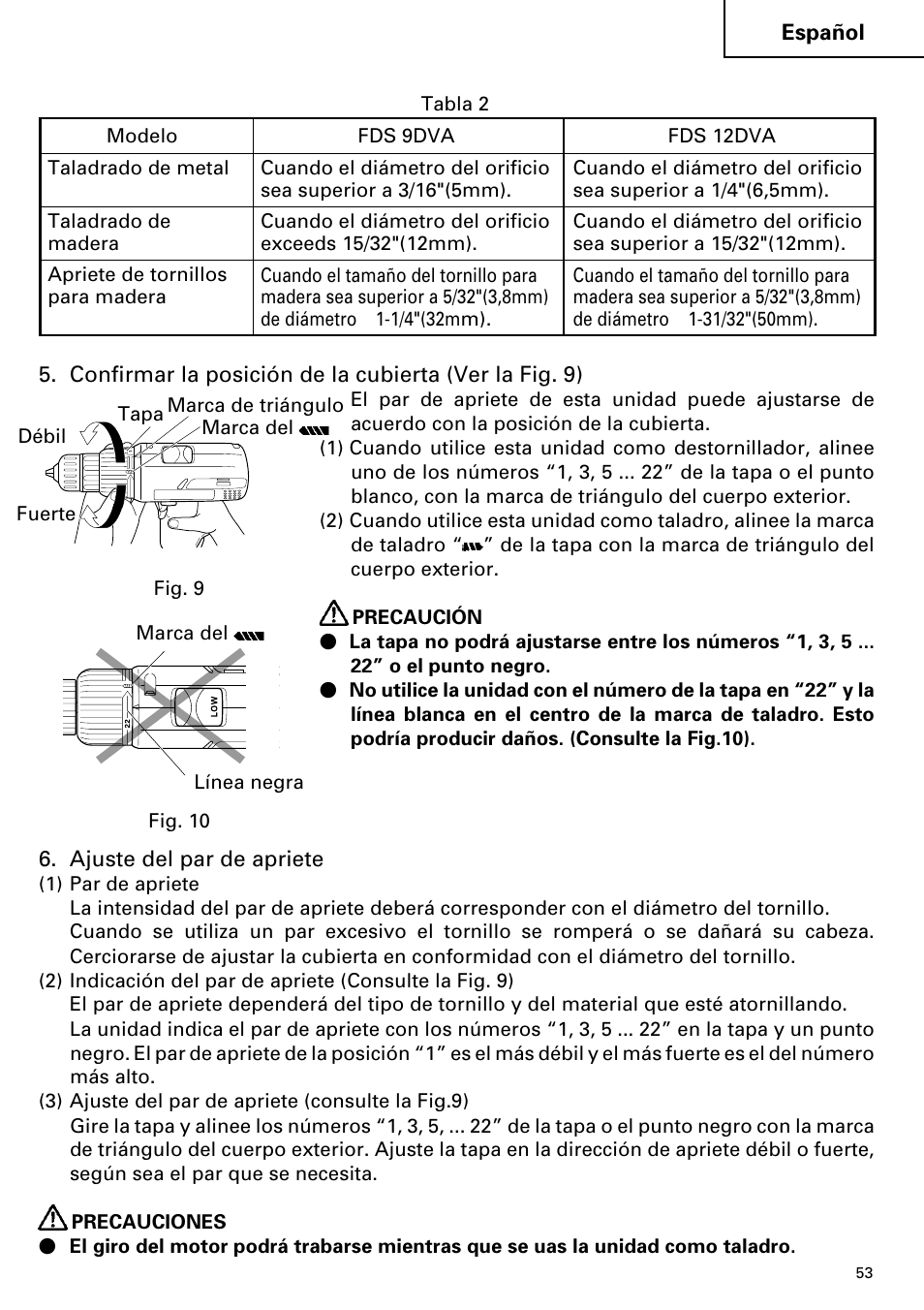 Hitachi FDS 9DVA User Manual | Page 53 / 60