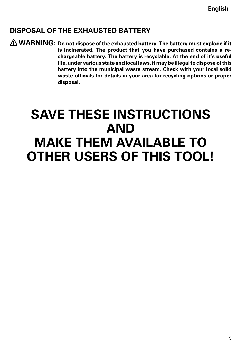 Hitachi FDS 9DVA User Manual | Page 9 / 60