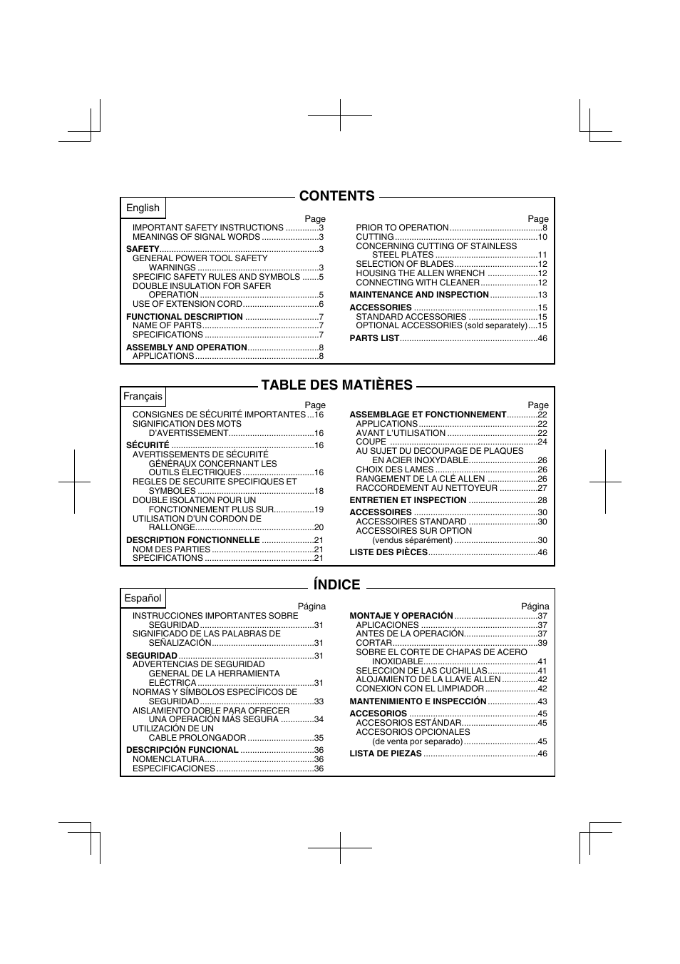 Hitachi CJ 90VST User Manual | Page 2 / 48