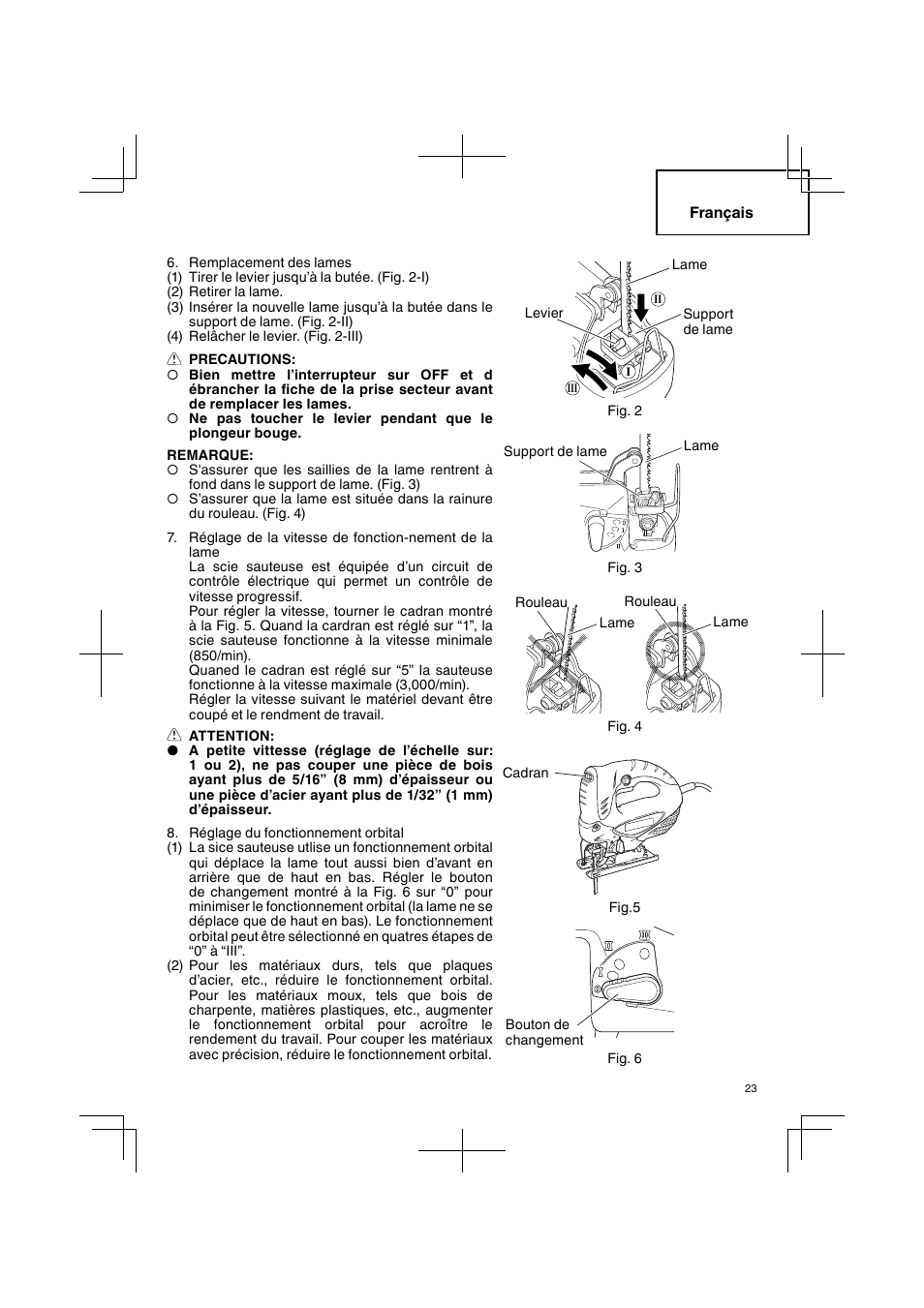 Hitachi CJ 90VST User Manual | Page 23 / 48