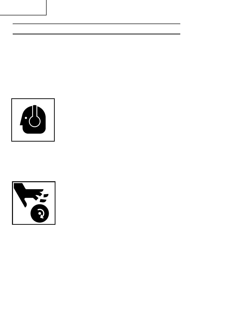 Normas y símbolos específicos de seguridad | Hitachi G13SE2 User Manual | Page 36 / 52
