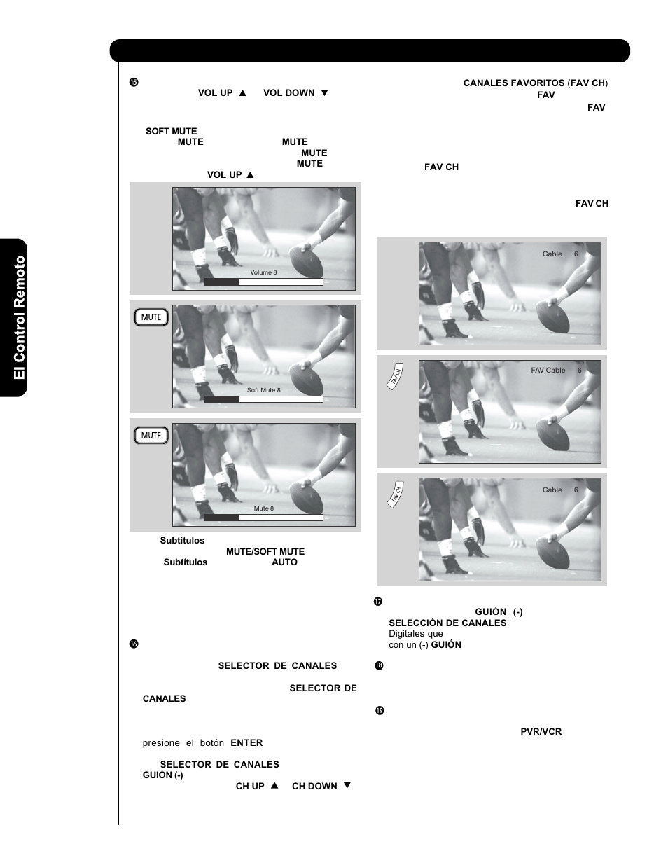 Como utilizar el control remoto de su tv | Hitachi P50V701 User Manual | Page 118 / 186