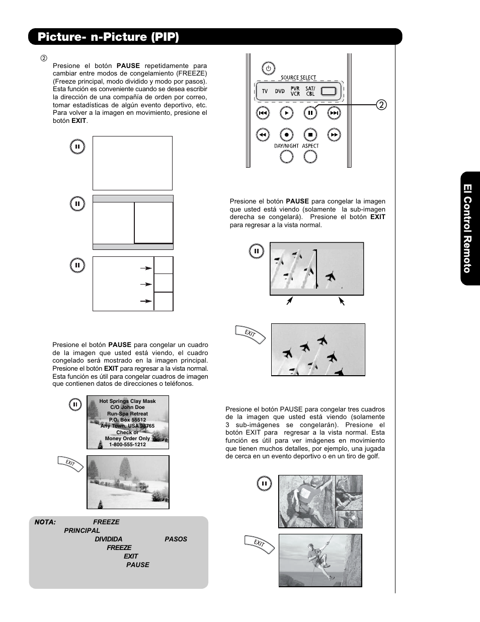 Picture- i n-picture (pip) | Hitachi P50V701 User Manual | Page 121 / 186