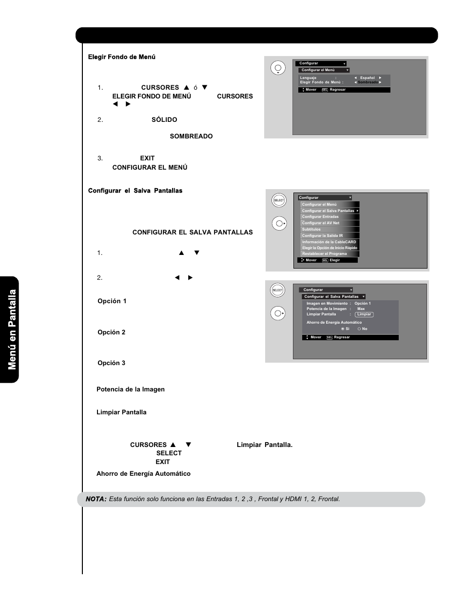 Configurar | Hitachi P50V701 User Manual | Page 152 / 186