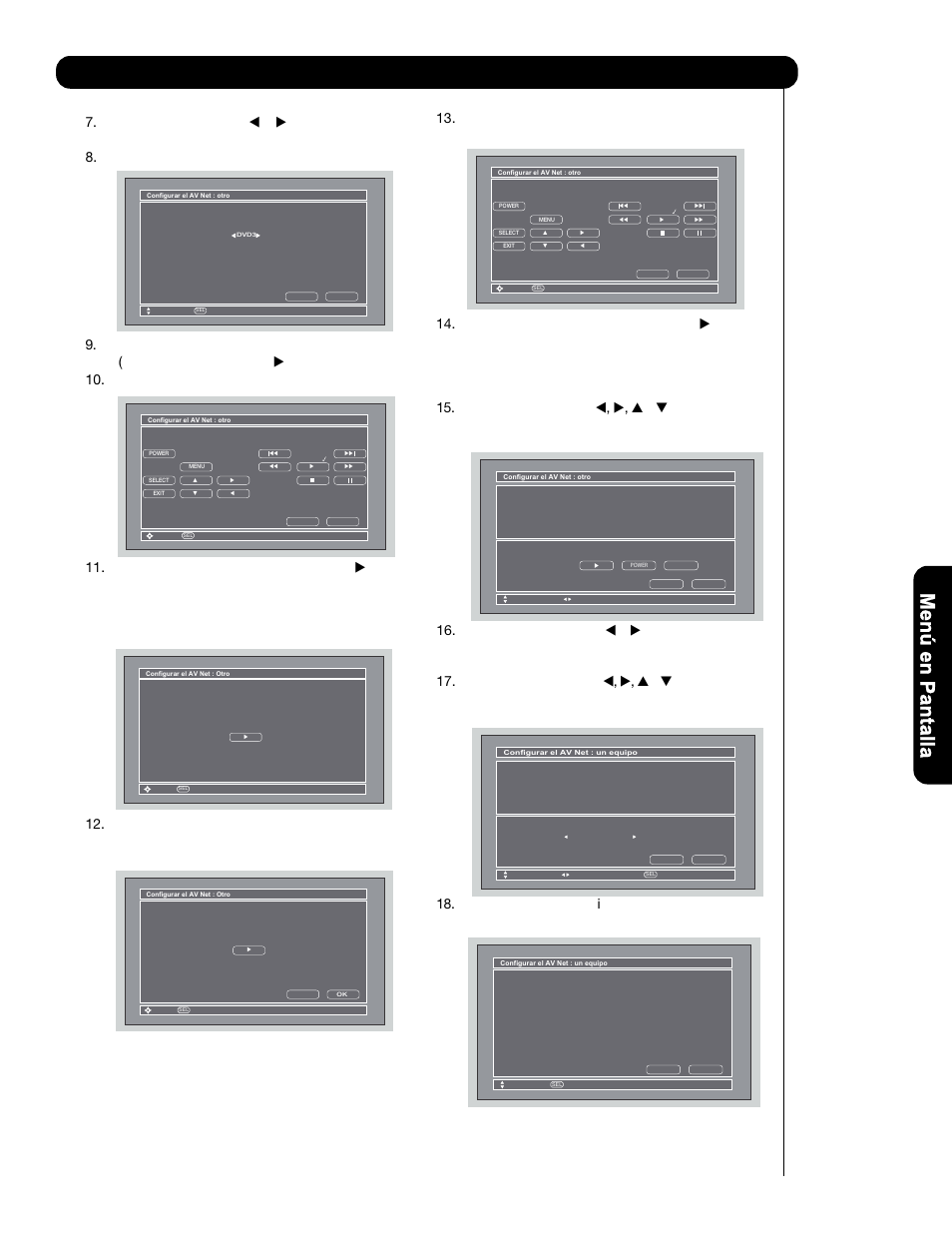 Configurar | Hitachi P50V701 User Manual | Page 159 / 186