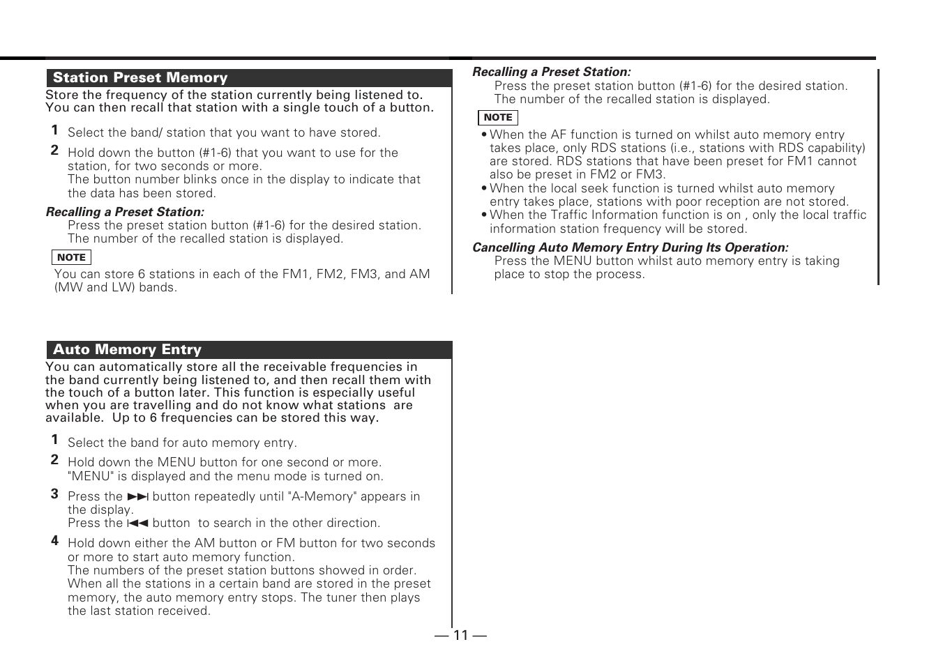 Kenwood KDC-5070R User Manual | Page 11 / 116