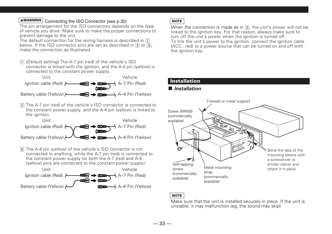 Kenwood KDC-5070R User Manual | Page 33 / 116