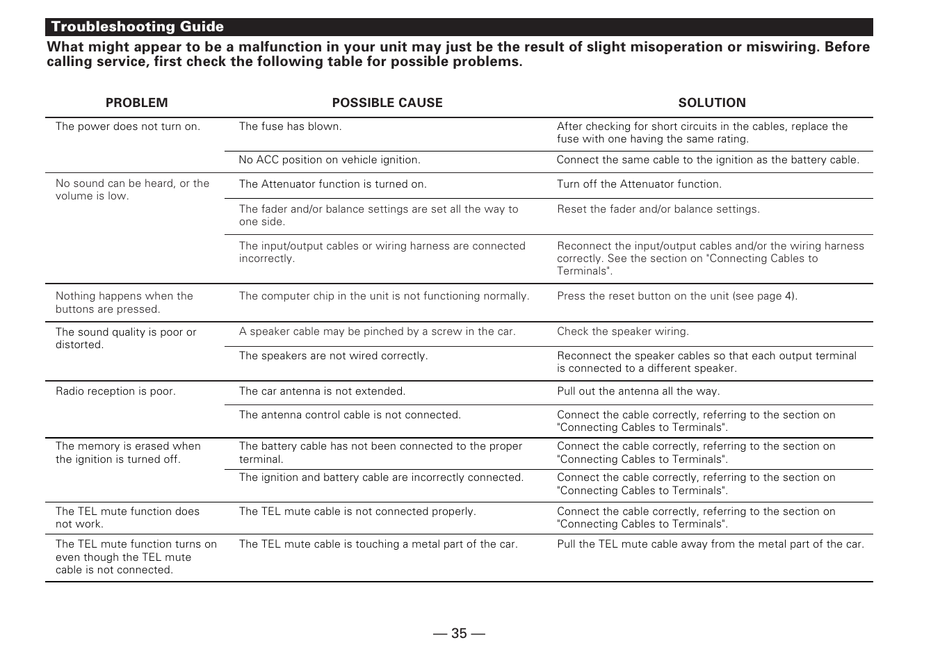 Kenwood KDC-5070R User Manual | Page 35 / 116