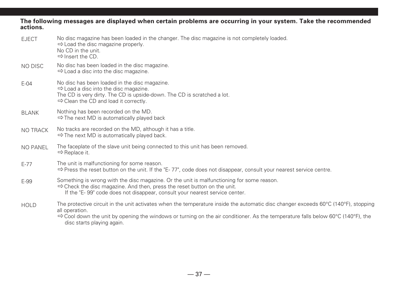 Kenwood KDC-5070R User Manual | Page 37 / 116